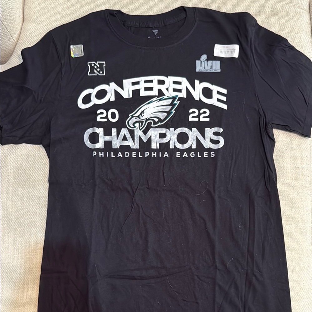 NWTA Philadelphia Eagles Black Conference Champions T-Shirt